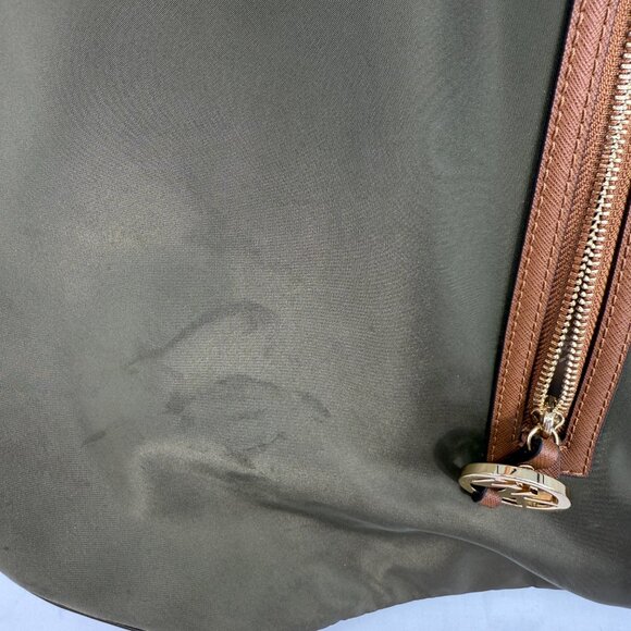 MK Michael Kors Kempton Nylon Tote Army Green - Picture 2 of 11